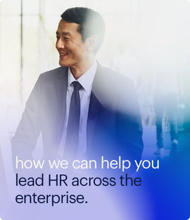 how we can help you lead HR across the enterprise