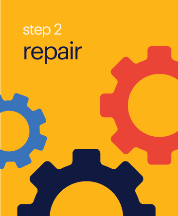 Step 2 Repair Button